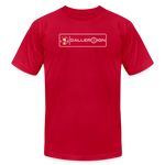 Unisex Jersey T-Shirt / Soccer label - red