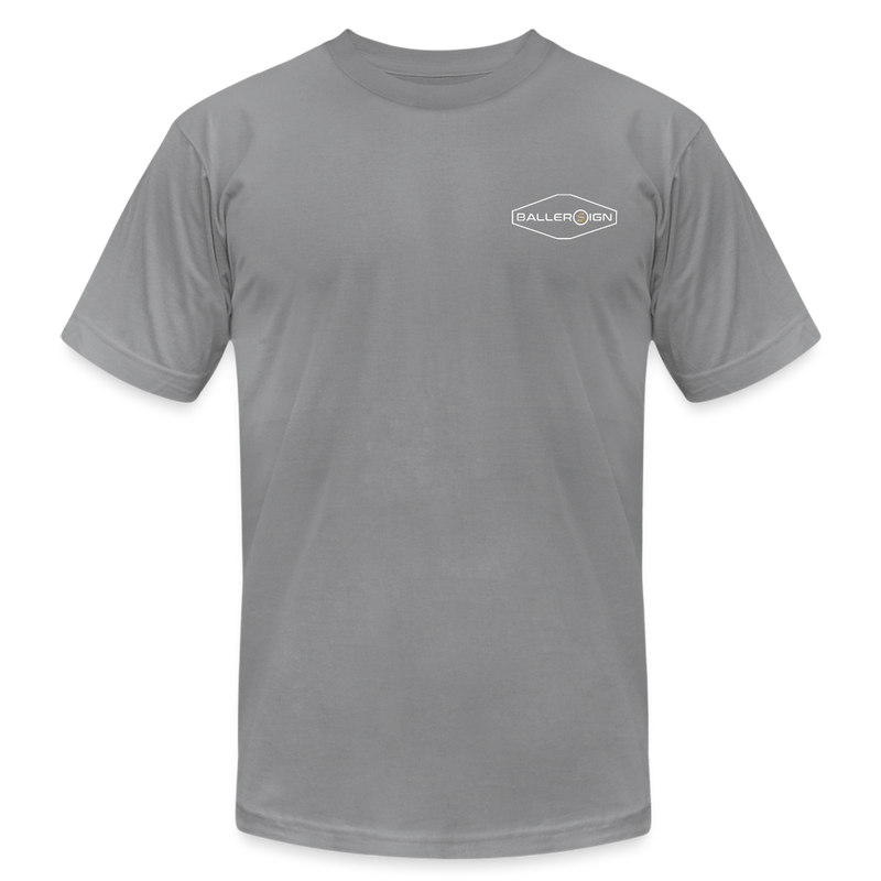 Unisex Jersey T-Shirt / B-ball Diamond+back label - slate