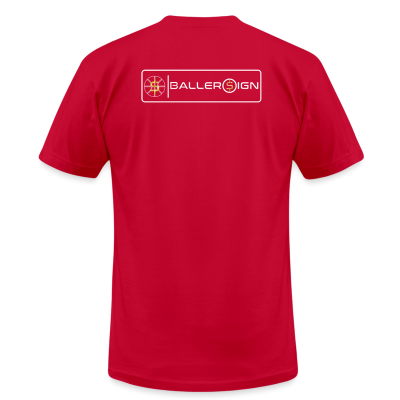 Unisex Jersey T-Shirt / B-ball Diamond+back label - red