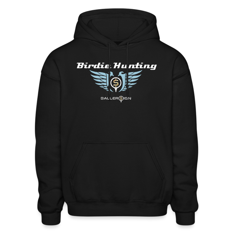 Heavy Blend Adult Hoodie / Golf Birdie Hunting - black