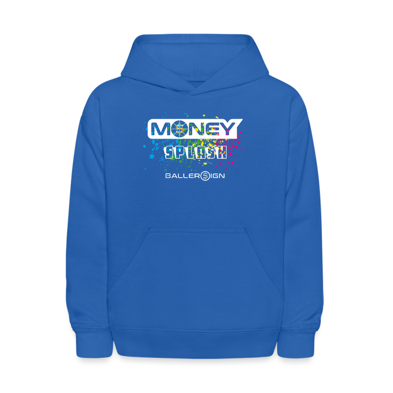 Kids' Hoodie / Money Splash - royal blue