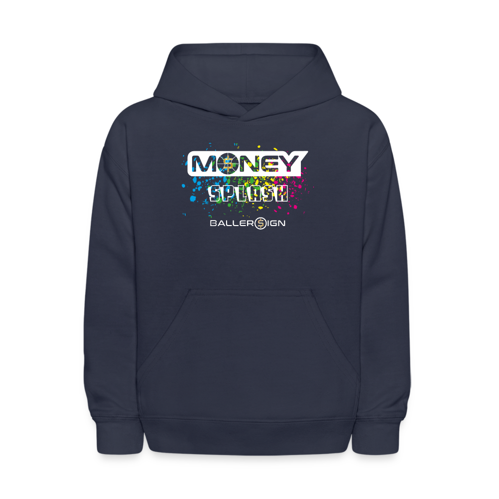 Kids' Hoodie / Money Splash - navy