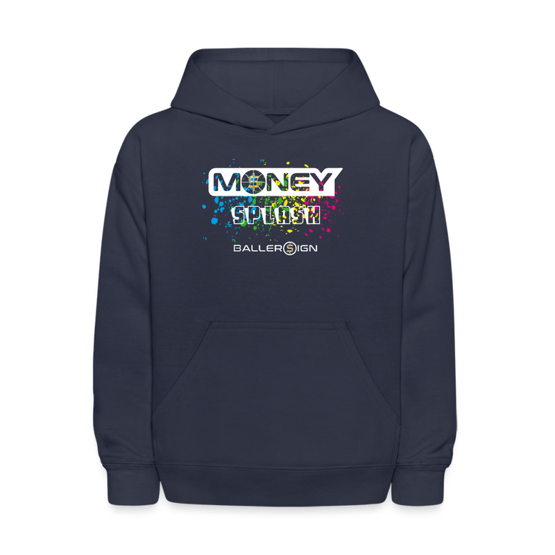 Kids' Hoodie / Money Splash - navy