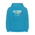 Kids' Hoodie / Money Splash - turquoise