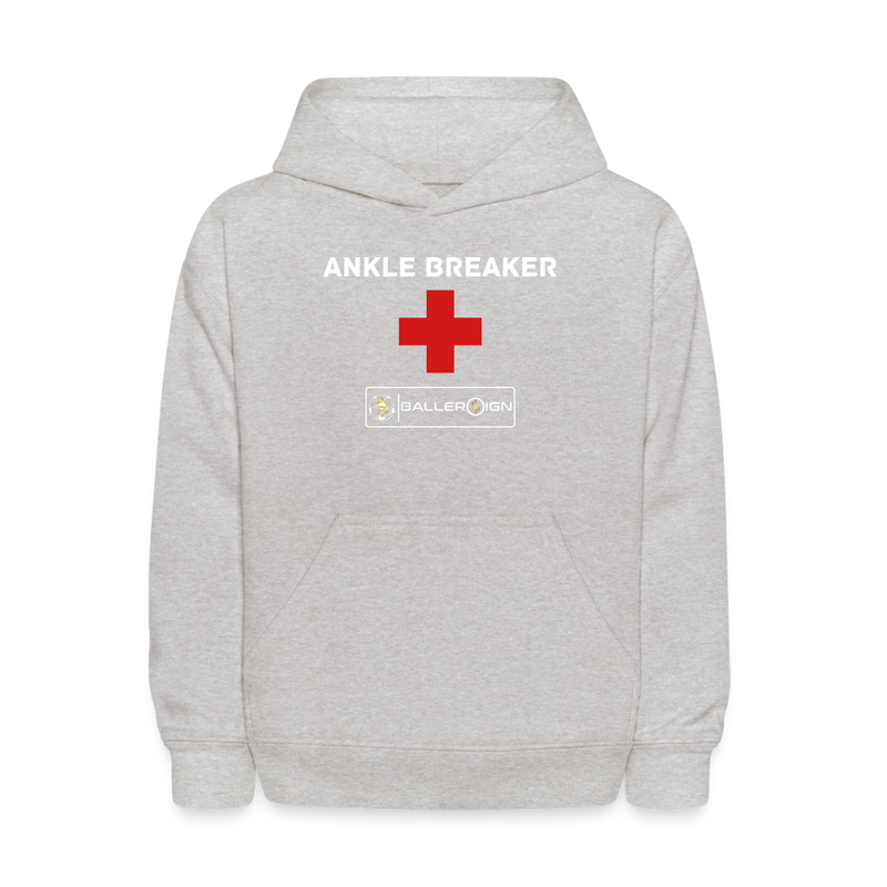 Kids' Hoodie / Soccer Ankle Breaker - heather gray