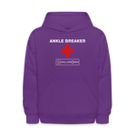 Kids' Hoodie / Soccer Ankle Breaker - purple