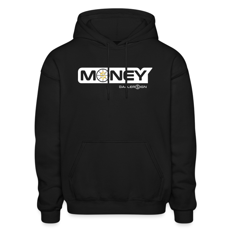 Heavy Blend Adult Hoodie / Bball Money - black