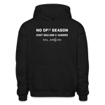 Heavy Blend Adult Hoodie/ No off season All Ball - black