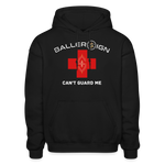 Adult Hoodie / Can't Guard Me Football - black