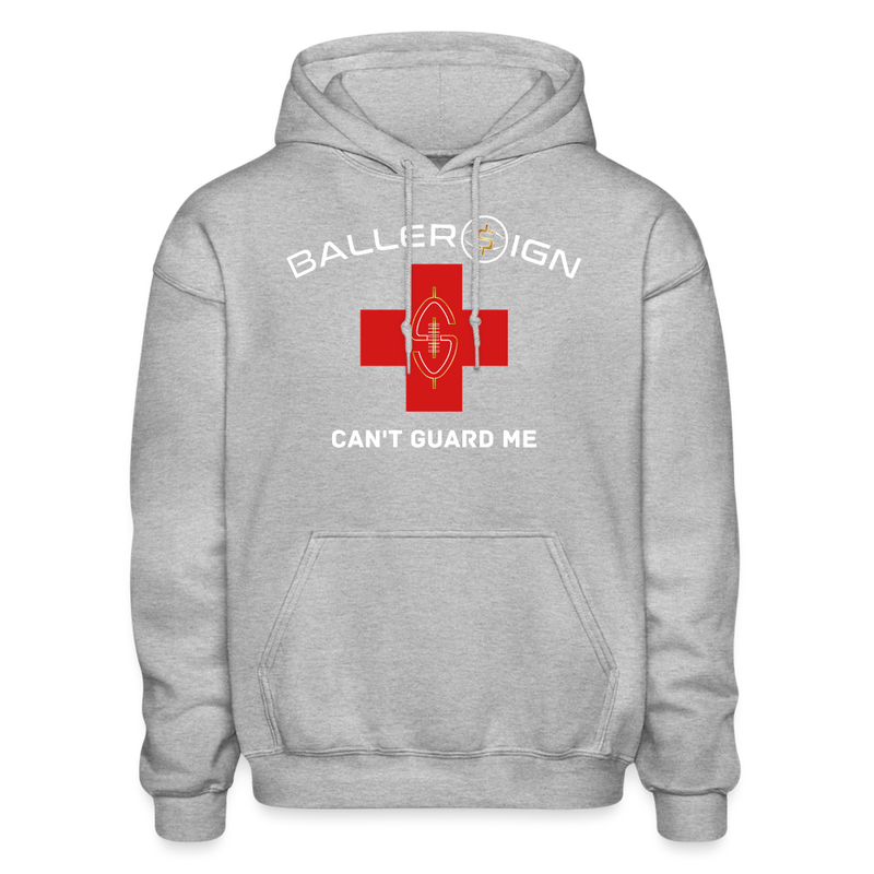 Adult Hoodie / Can't Guard Me Football - heather gray