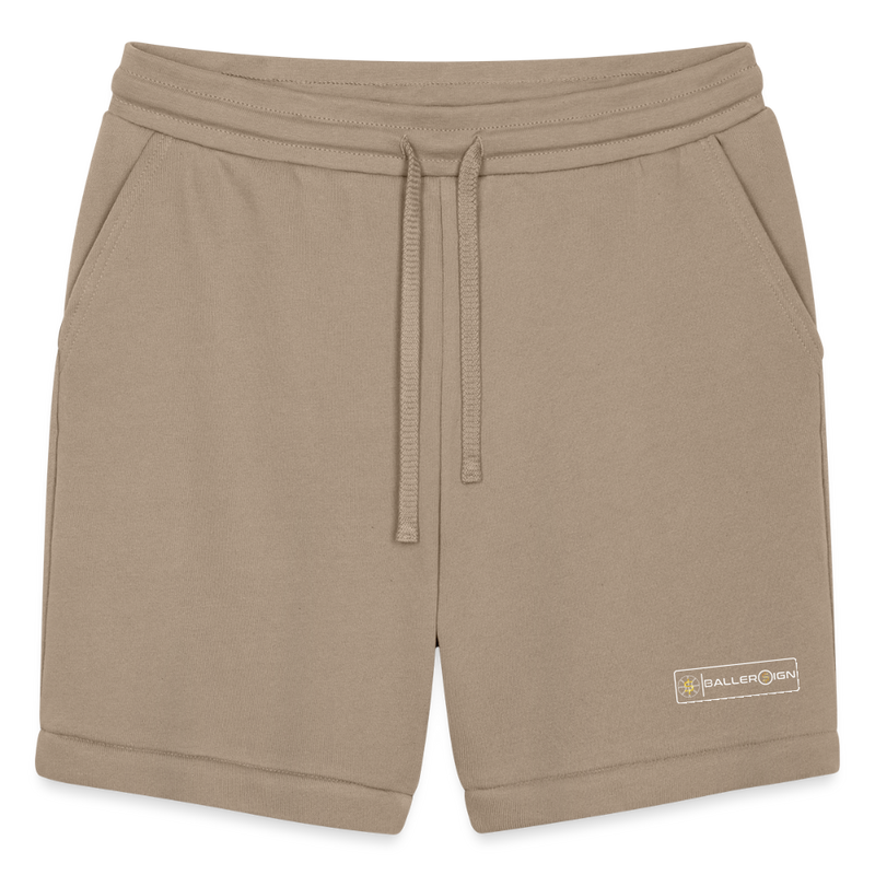 Unisex Short - Basketball Label - tan