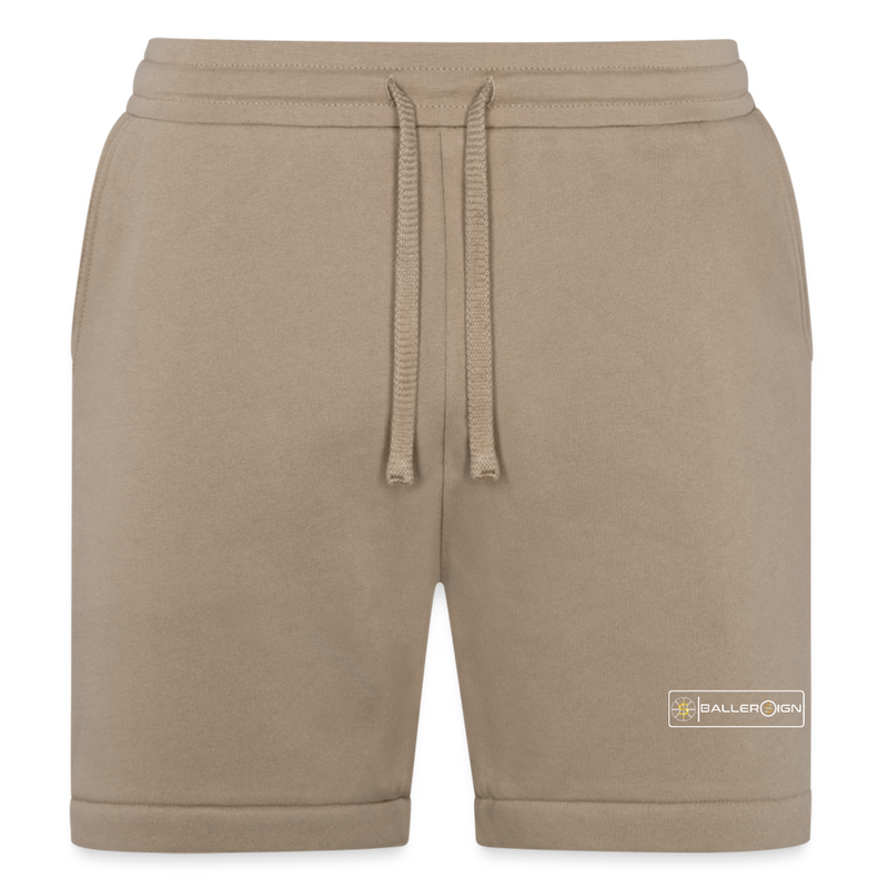 Unisex Short - Basketball Label - tan