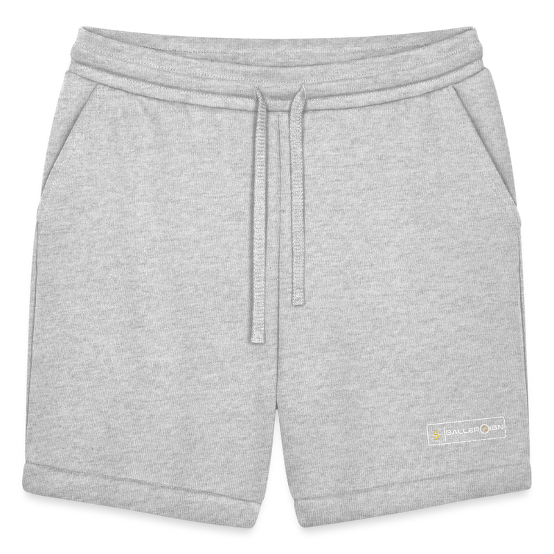 Unisex Short - Basketball Label - heather gray