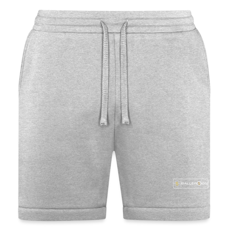 Unisex Short - Basketball Label - heather gray