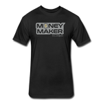 Fitted Cotton/Poly (G) Basketball Money Maker T-Shirt - black