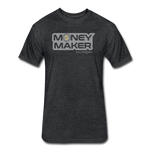 Fitted Cotton/Poly (G) Basketball Money Maker T-Shirt - heather black