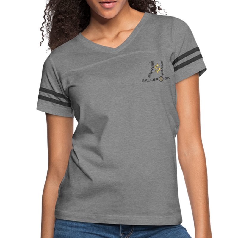 Women’s Vintage Sport T-Shirt - heather gray/charcoal