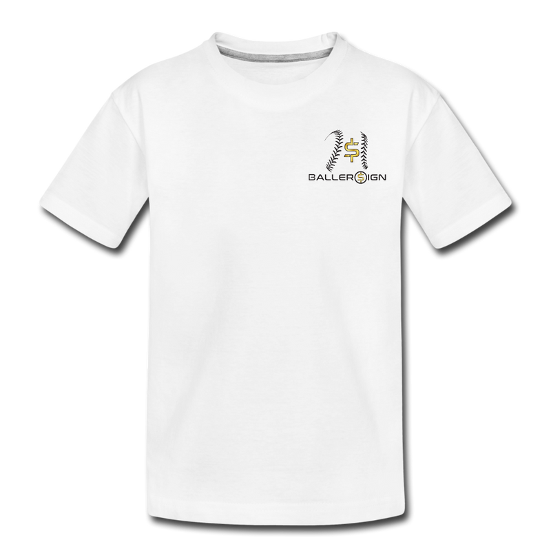 Toddler baseball/Softball/Banner Premium T-Shirt - white