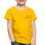 Toddler baseball/Softball/Banner Premium T-Shirt - sun yellow