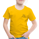 Toddler baseball/Softball/Banner Premium T-Shirt - sun yellow