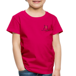 Toddler baseball/Softball/Banner Premium T-Shirt - dark pink