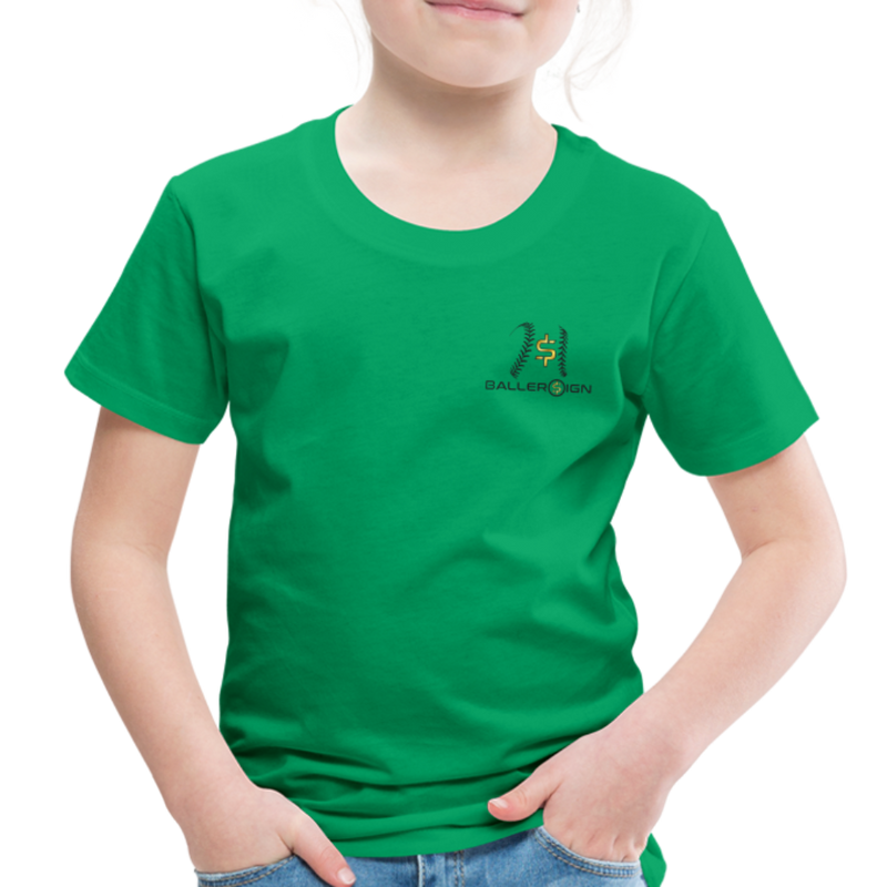 Toddler baseball/Softball/Banner Premium T-Shirt - kelly green