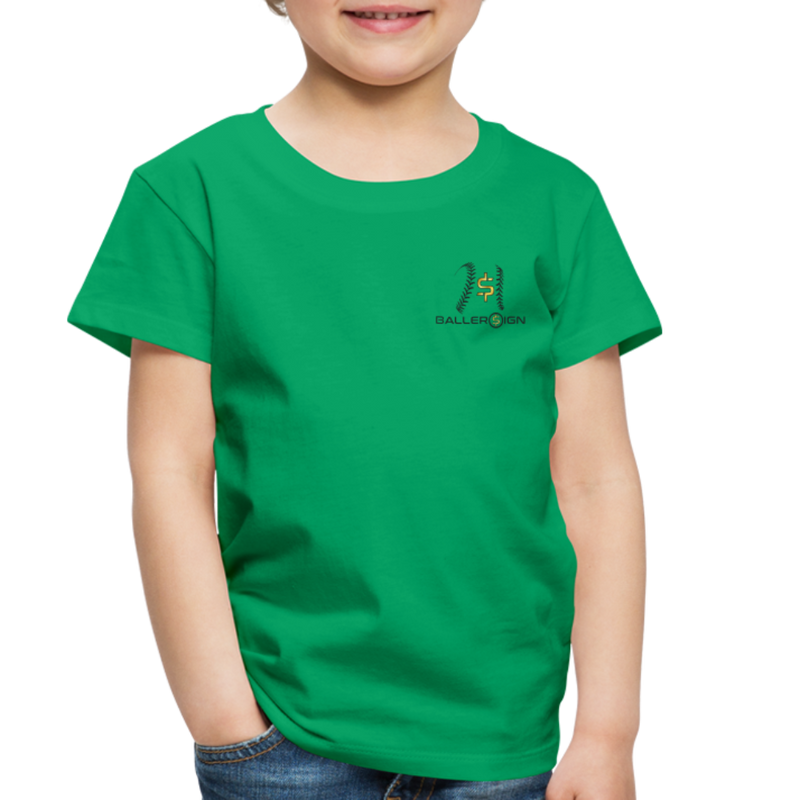 Toddler baseball/Softball/Banner Premium T-Shirt - kelly green