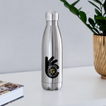 Insulated Stainless Steel Water Bottle 3 Ball - silver