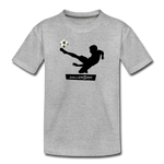 Kids' Premium T-Shirt Soccer player-1 - heather gray