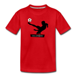 Kids' Premium T-Shirt Soccer player-1 - red