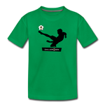 Kids' Premium T-Shirt Soccer player-1 - kelly green