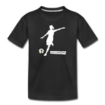 Girls Premium T-Shirt / Soccer Player - black