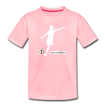 Girls Premium T-Shirt / Soccer Player - pink