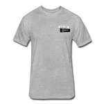 Fitted Cotton/Poly T-Shirt / G-banner Golf+banner back - heather gray