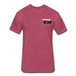 Fitted Cotton/Poly T-Shirt / G-banner Golf+banner back - heather burgundy