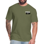 Fitted Cotton/Poly T-Shirt / G-banner Golf+banner back - heather military green