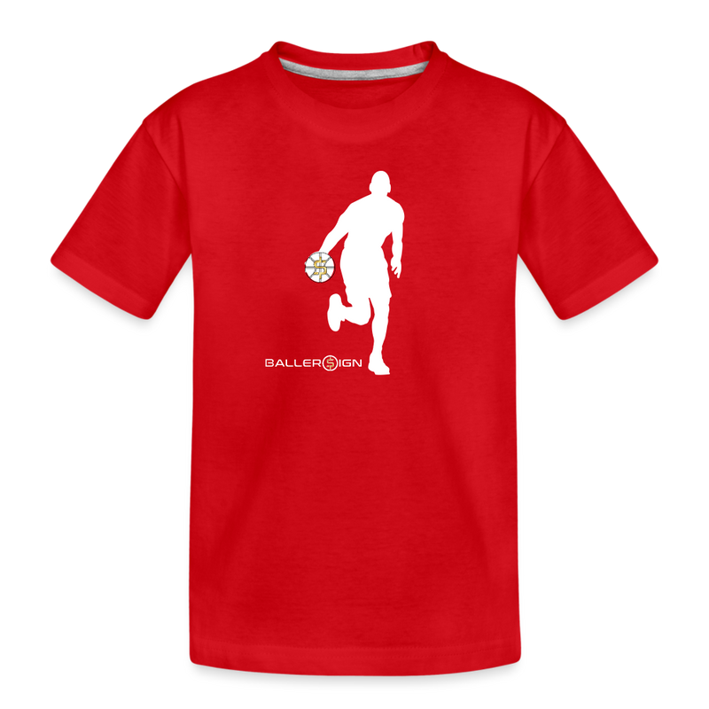 Kids' Premium T-Shirt Bball Player - red