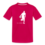 Kids' Premium T-Shirt Bball Player - dark pink