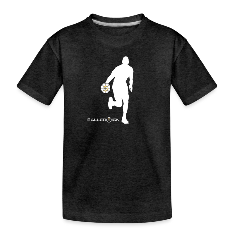 Kids' Premium T-Shirt Bball Player - charcoal grey