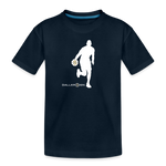 Kids' Premium T-Shirt Bball Player - deep navy