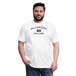 Fitted Cotton/Poly T-Shirt / 3 Time Baller - white