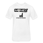 Fitted Unisex Cotton/Poly T-Shirt /Base/Softball Stock Rising - white