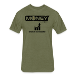 Fitted Unisex Cotton/Poly T-Shirt /Base/Softball Stock Rising - heather military green