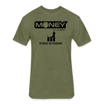 Fitted Cotton/Poly T-Shirt / Football Stock Rising - heather military green