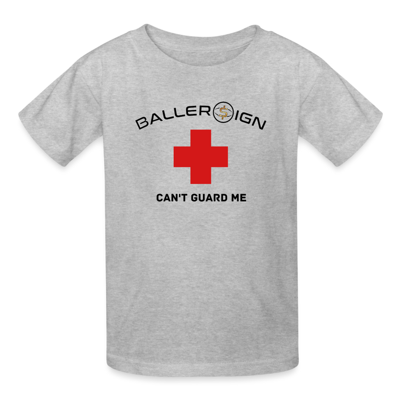 Ultra Cotton Youth T-Shir /Can't Guard Me All Ball - heather gray