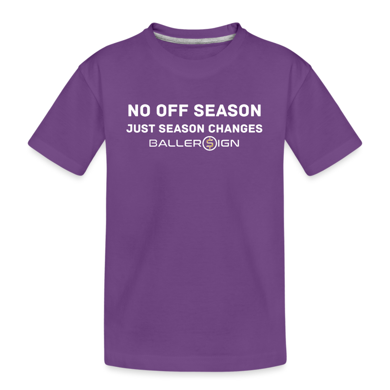 Toddler Premium T-Shirt / No Off Season - purple