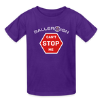 Youth Ultra Cotton T-Shirt /Can't Stop Me - purple