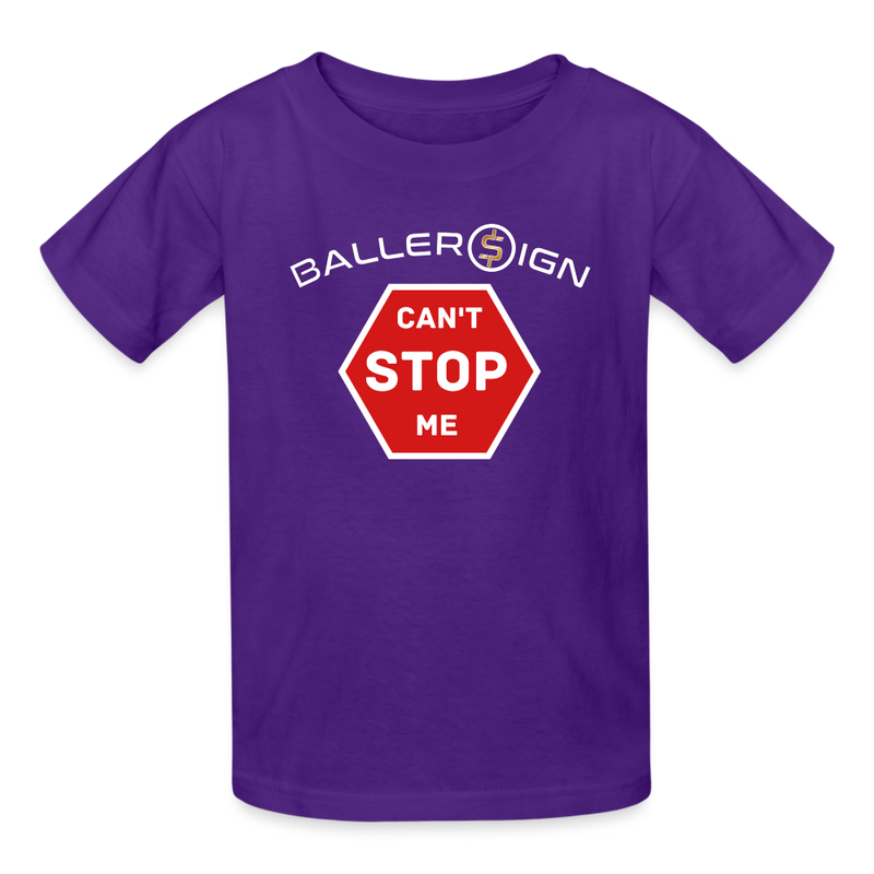 Youth Ultra Cotton T-Shirt /Can't Stop Me - purple