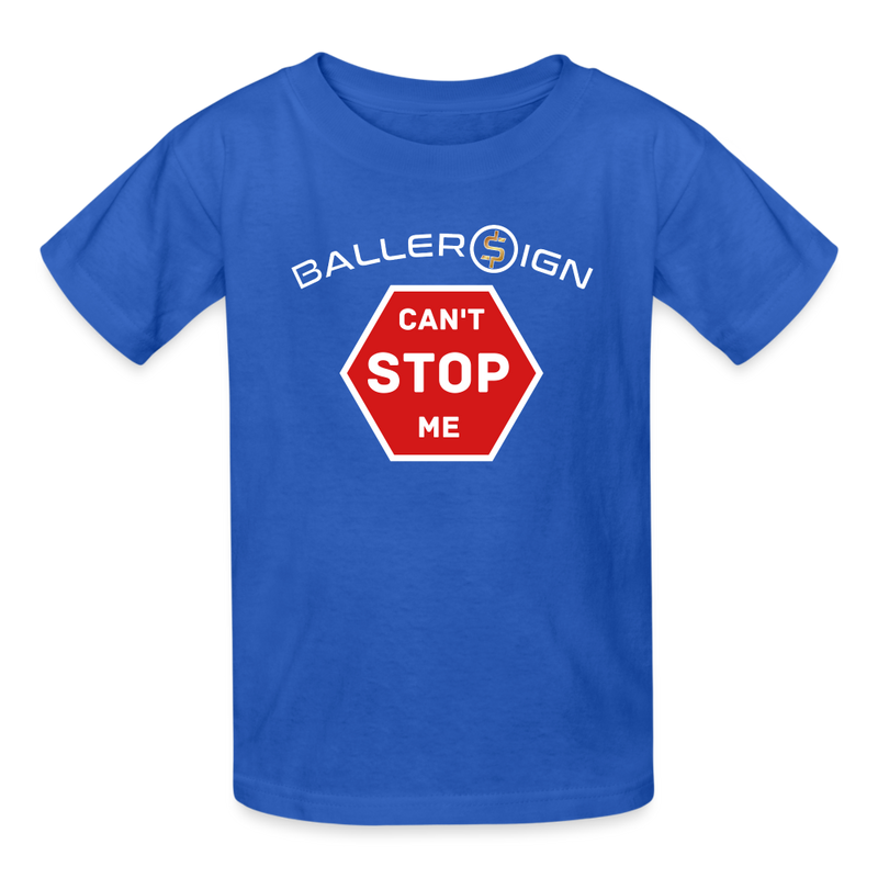 Youth Ultra Cotton T-Shirt /Can't Stop Me - royal blue