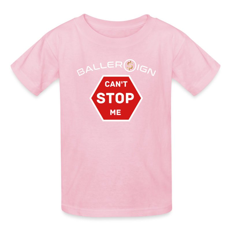 Youth Ultra Cotton T-Shirt /Can't Stop Me - light pink